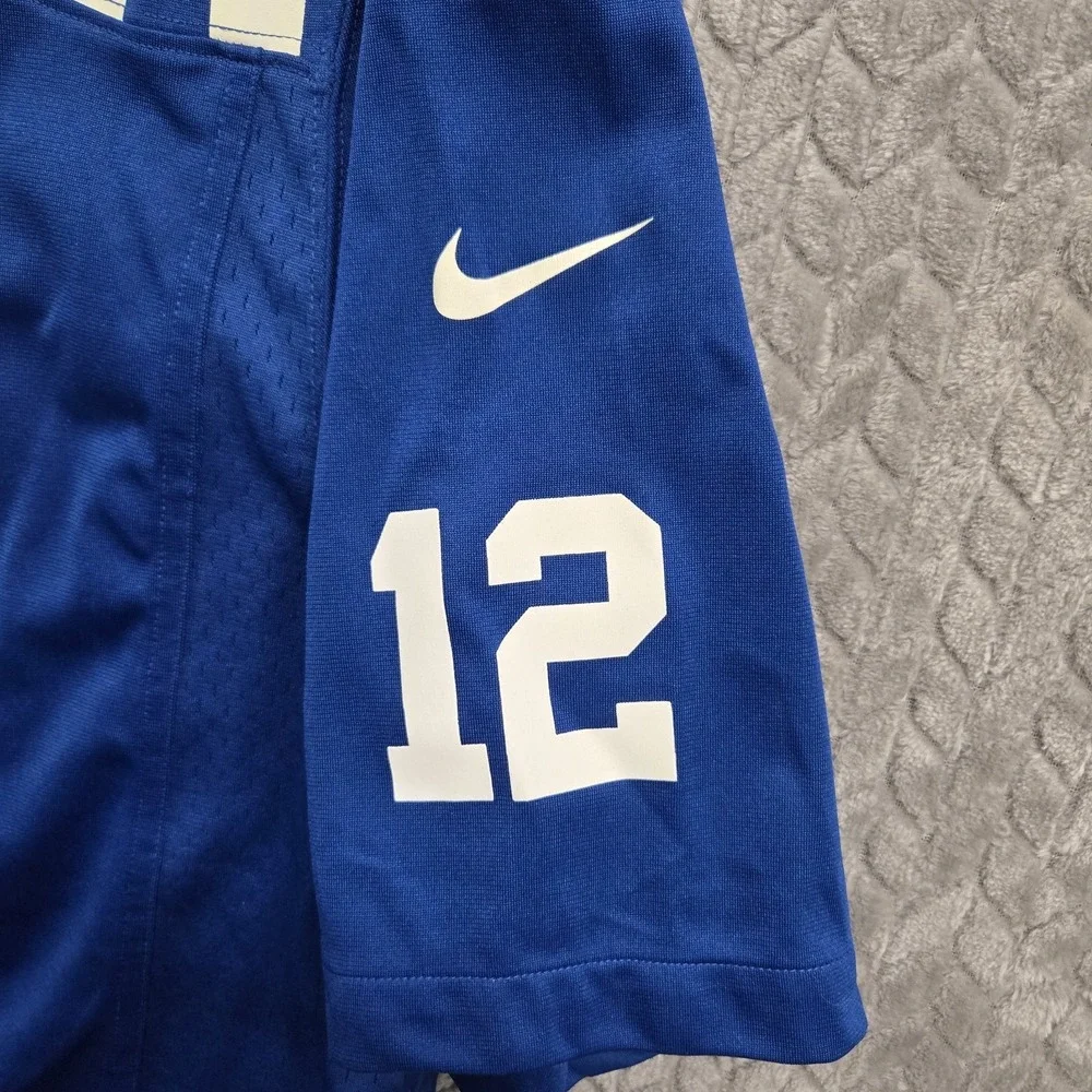Andrew Luck #12 Indianapolis Colts NFL Nike On‎ Field Jersey Men's Size XL Blue